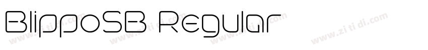 BlippoSB Regular字体转换 BlippoSB Regular字体转换